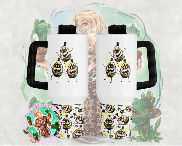 40oz Egg Bois handle tumbler