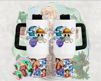 40oz Straw Hat Handle