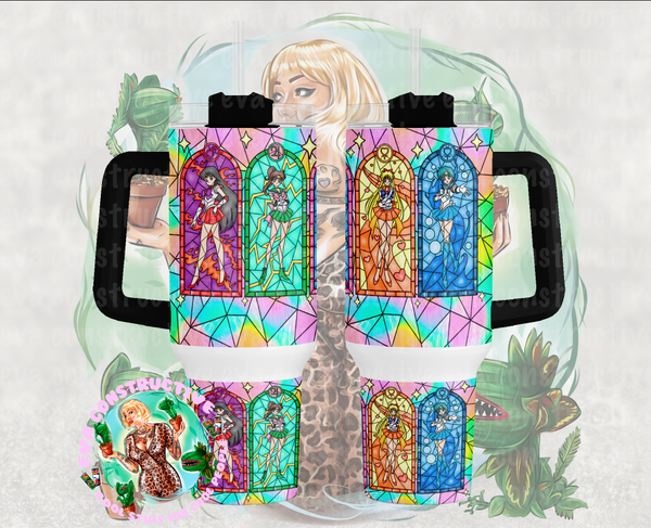 40oz Sailor Moon Handle