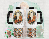 40oz Spooky Cute Ghost Handle