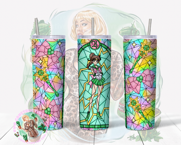 20oz Sailor Jupiter Stained Glass