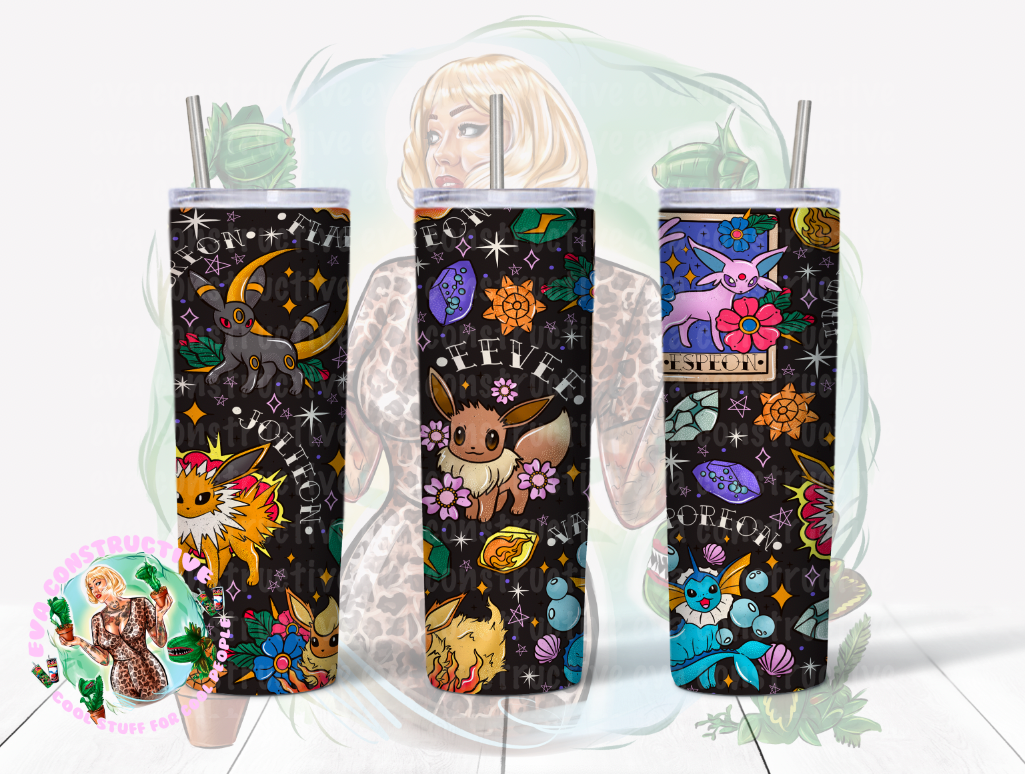 20oz Traditional Tattoo Eevee – Eva Constructive