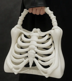 Spooky Creepy Skeleton Bone Purse
