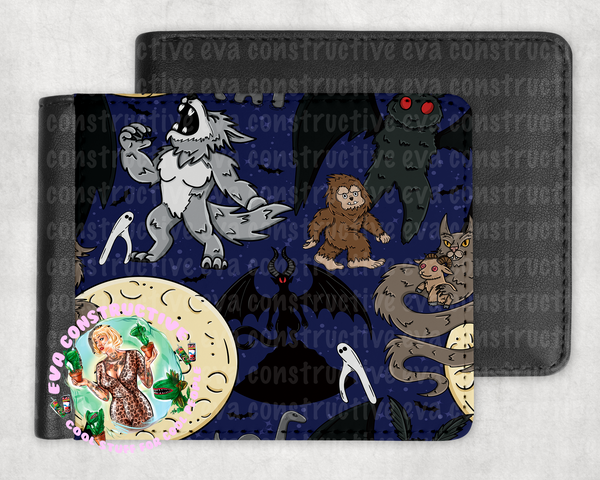 Cryptids Night Friends Wallet