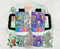 40oz Rainbow Brite and Storm Handle