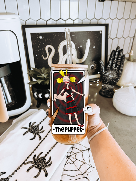 The Puppet - 16oz glass can - Free Shipping